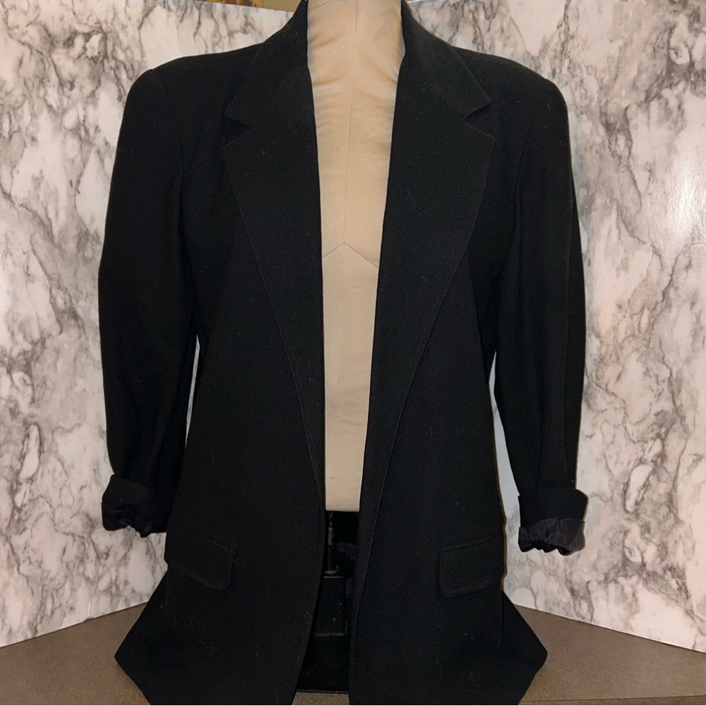 Vintage Black Oversized Blazer Import Image by Jerrold Crooks
